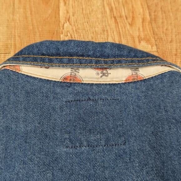 SAVE THE PLANET HARD ROCK CAFE SAVE THE PLANET BEIJING JEAN JACKET SIZE SMALL - Picture 10 of 10